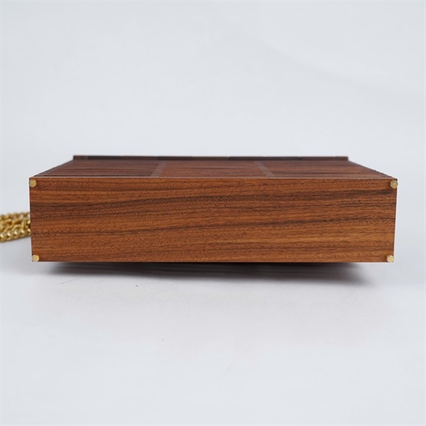 Túi YSL gỗ nâu sz20 (A-T) KG+