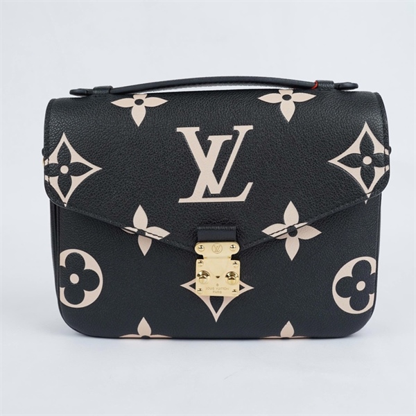 Túi LV Metis đen hoa trắng sz24 (PN)+