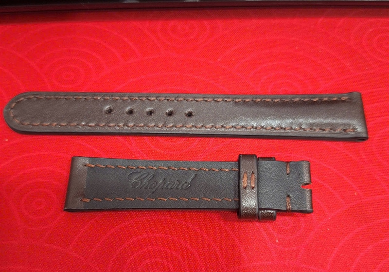 Dây đồng hồ Chopard nâu +