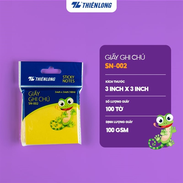 Giấy ghi chú - Giấy notes Pastel Thiên Long