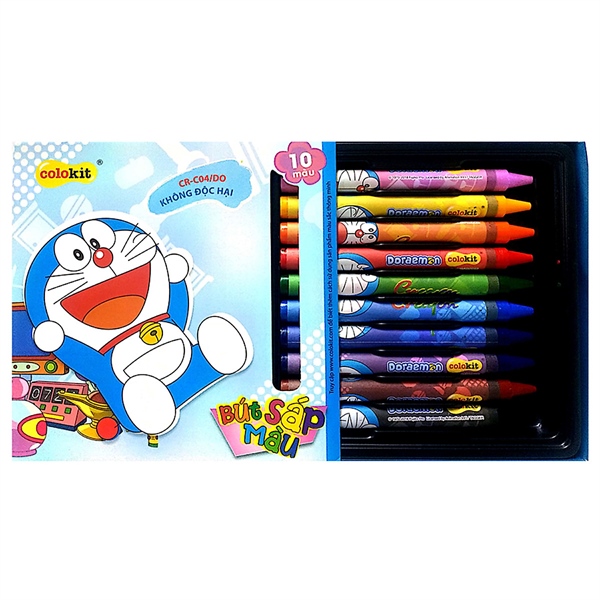 Bút sáp CR-04 10 màu
