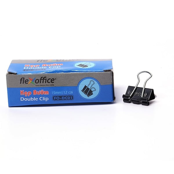 Kẹp bướm Flexoffice 15mm FO-DC01