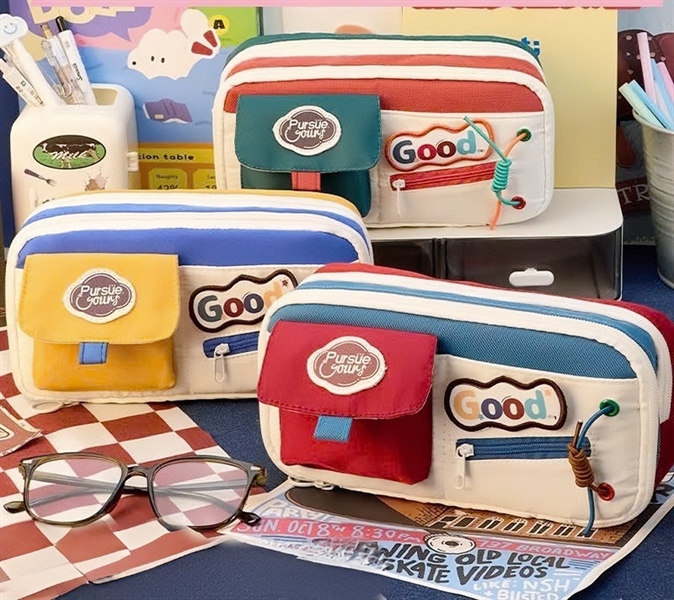 Túi bút vải Good nhiều ngăn