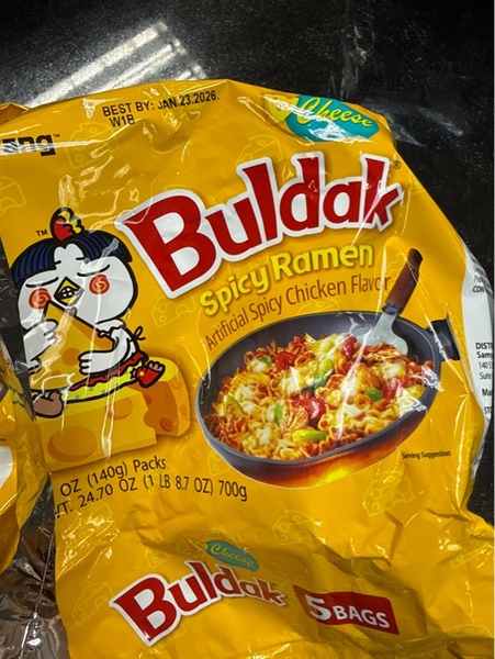 Mì Gà Cay Buldak Vị Cheese Truyền Thống