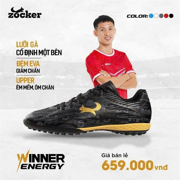 GIÀY ZOCKER WINNER E - ĐEN