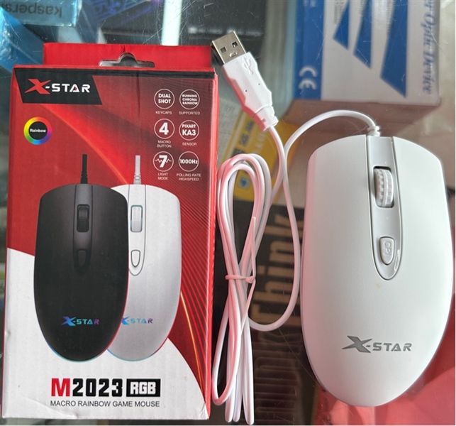 Chuột có dây Xstar K2023 Trắng (6T)