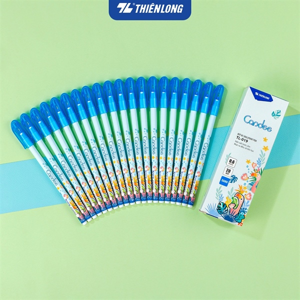 Bút bi đùn tl-019 mực xanh