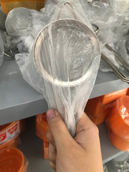 Ray lọc siêu mịn Inox 18cm