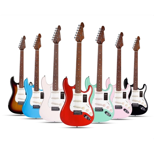 Đàn Guitar Điện Saga SMF1314 Stratocaster SSS Dazzles Series