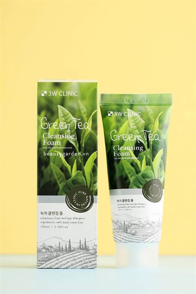 Sửa rửa mặt trà xanh 3w - Hàng CTY