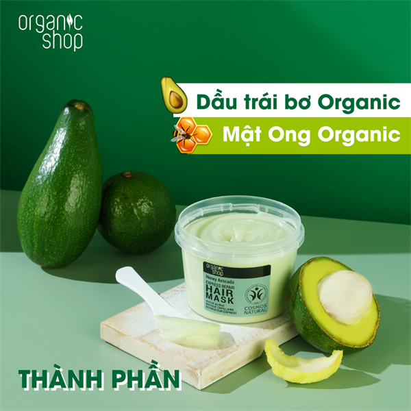 Mặt Nạ Ủ Giúp Phục Hồi Tóc Chuyên Sâu Organic Shop Bơ