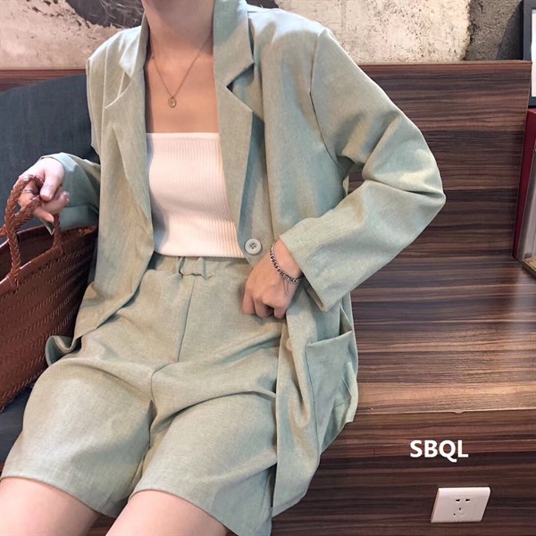 Set Blazer Quần Lửng