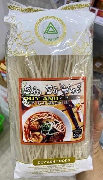 BÚN BÒ HUẾ DUY ANH/ ブンボフエ 300GR