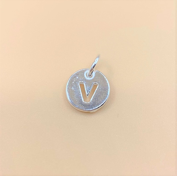 Móc treo chữ cái hình tròn - Chữ V