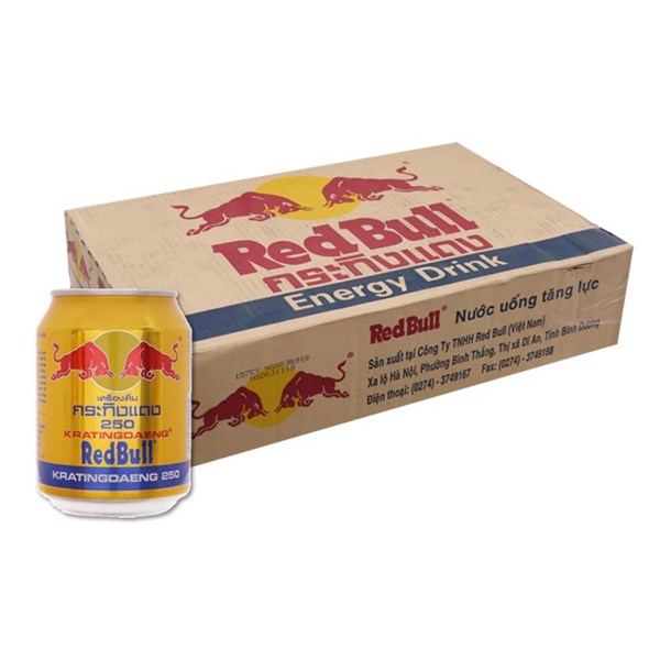 REDBULL VN LON 250ML (THÙNG) 24