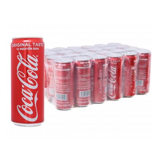 COKE LON 330ML - (THÙNG) 24