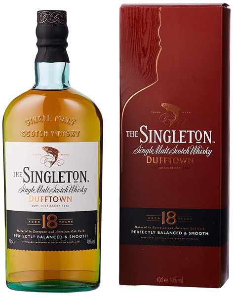 Singleton Dufftown 18 YO Whisky 6 x 70cl Bottles 40%