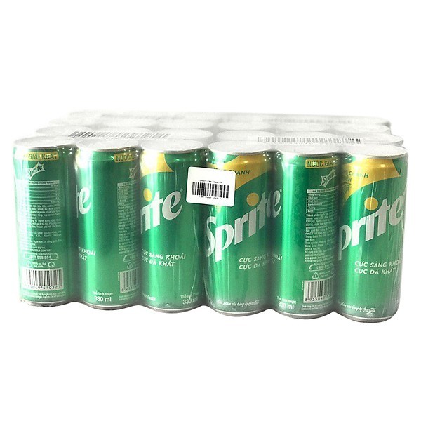 SPRITE HƯƠNG CHANH LON 330ML - (THÙNG) 24