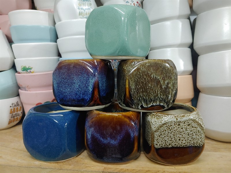 CHẬU XÍ NGẦU HỎA BIẾN(CAO8CM X NGANG8CM)