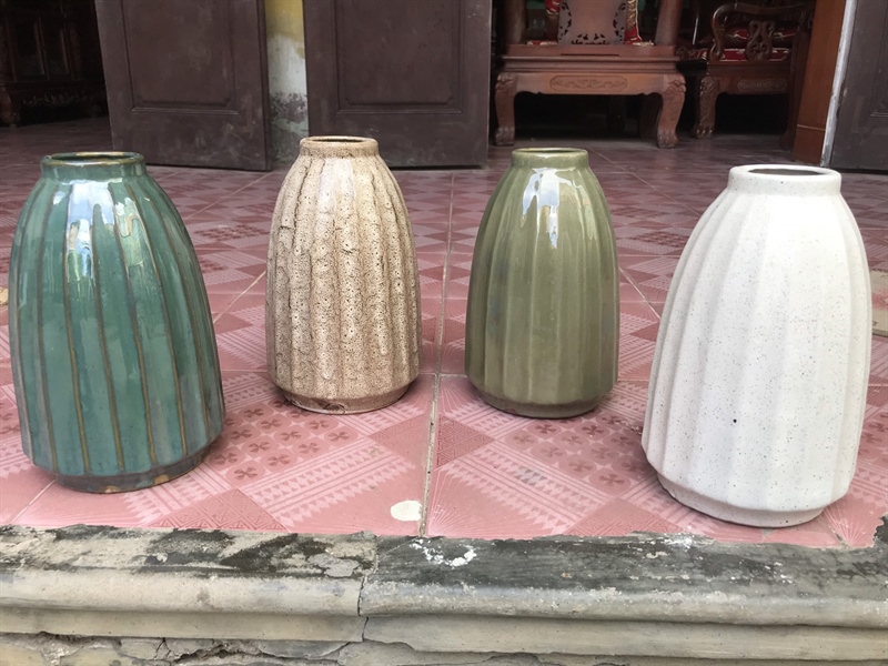 BÌNH VỎ SÒ CAO ( CAO 26CM )