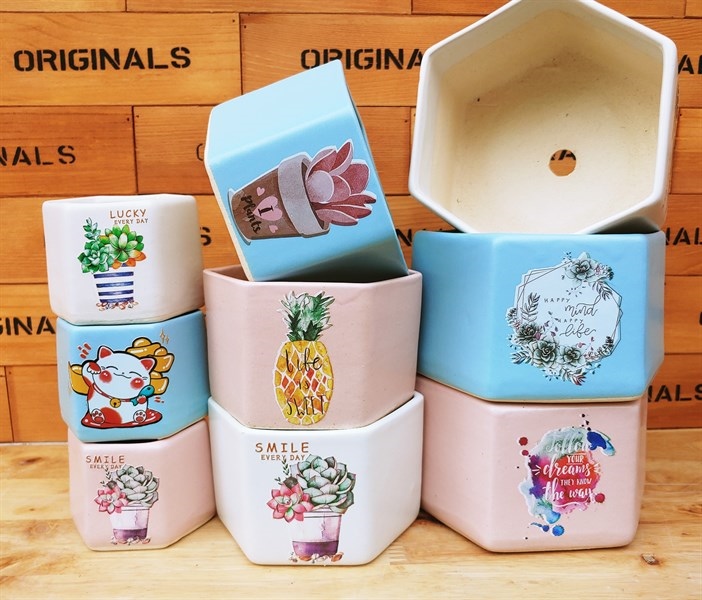CHẬU LỤC GIÁC