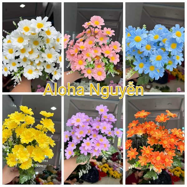 HOA CÚC VẢI (1CÂY CÓ 10 NHÁNH 20 BÔNG)