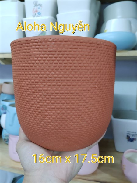 CHẬU LƯỚI ĐẤT NUNG