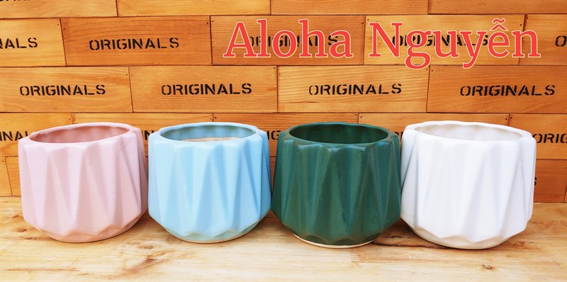 CHẬU CHÉM CHÉO LỚN ( CAO12cm X RỘNG11cm )