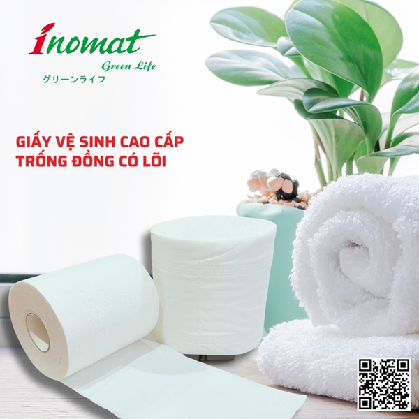 Giấy vệ sinh INOMAT Trống Đồng có lõi