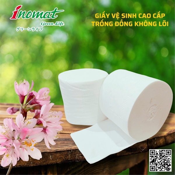 Giấy vệ sinh INOMAT Trống Đồng không lõi