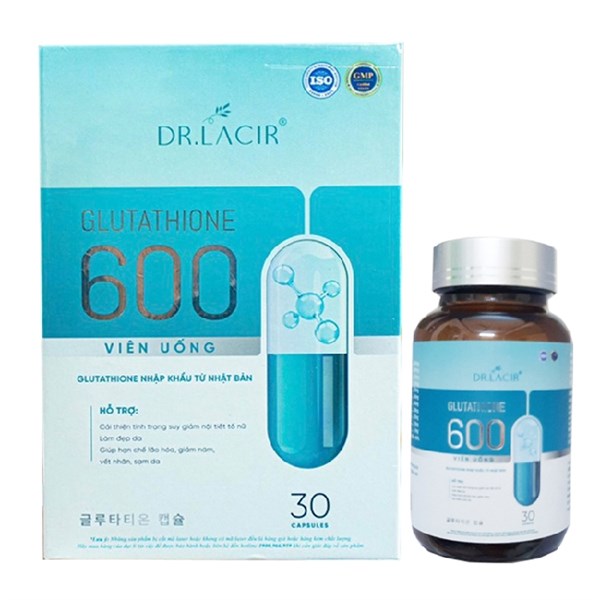 Viên Uống Đẹp Da Glutathion 600 (30 Viên)