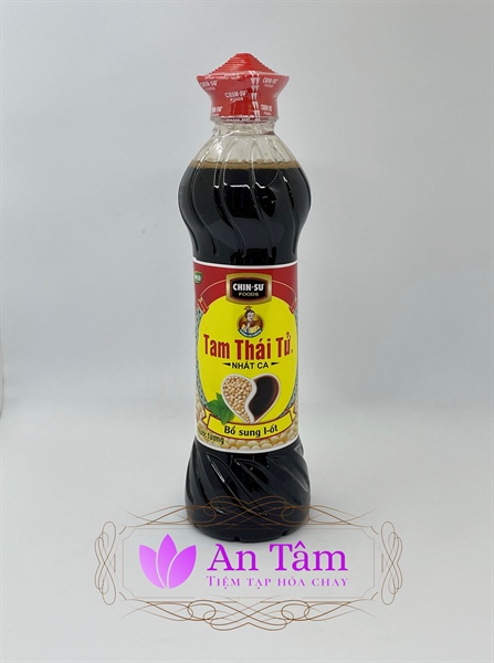 NƯỚC TƯƠNG TAM THÁI TỬ NHẤT CA I - ỐT 650ml - CHINSU