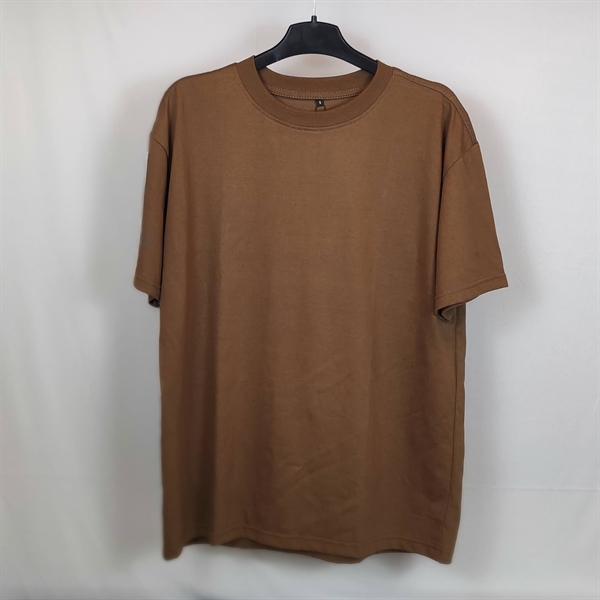 Áo thun Cổ tròn Nâu Đậm| Unisex 100% Cotton