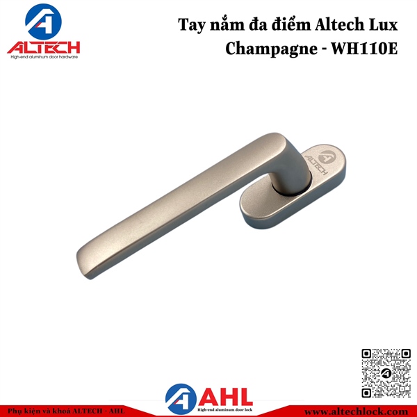 Tay nắm đa điểm Altech WH110E Lux - Champagne (Anode)