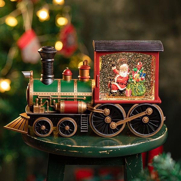 Hộp Nhạc Tàu Hoả Santa Claus