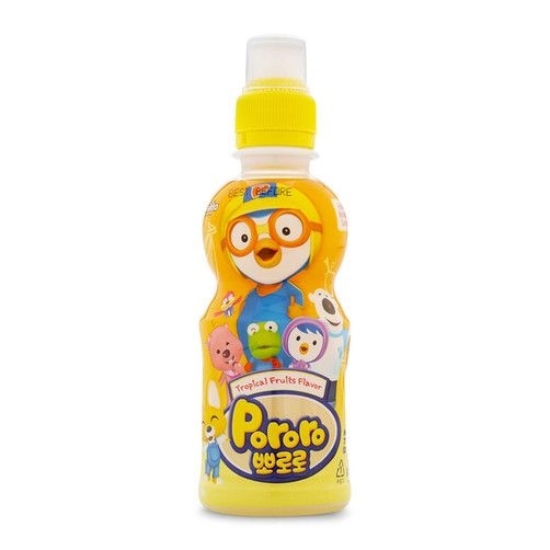NƯỚC UỐNG HƯƠNG VỊ TRÁI CÂY NHIỆT ĐỚI PORORO CHAI 235ML