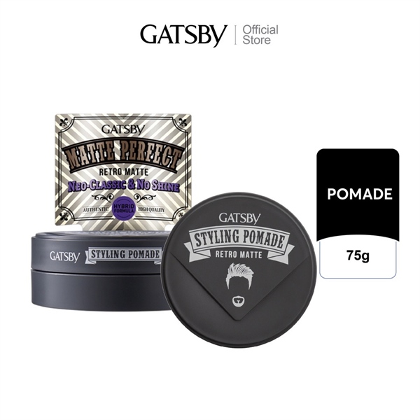 Wax tóc Gatsby Pomade xám