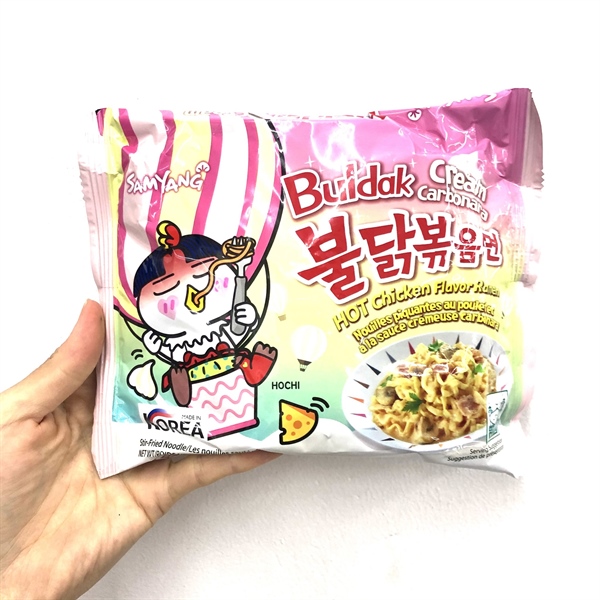 Mì gà cay cream carbonara Samyang 140g