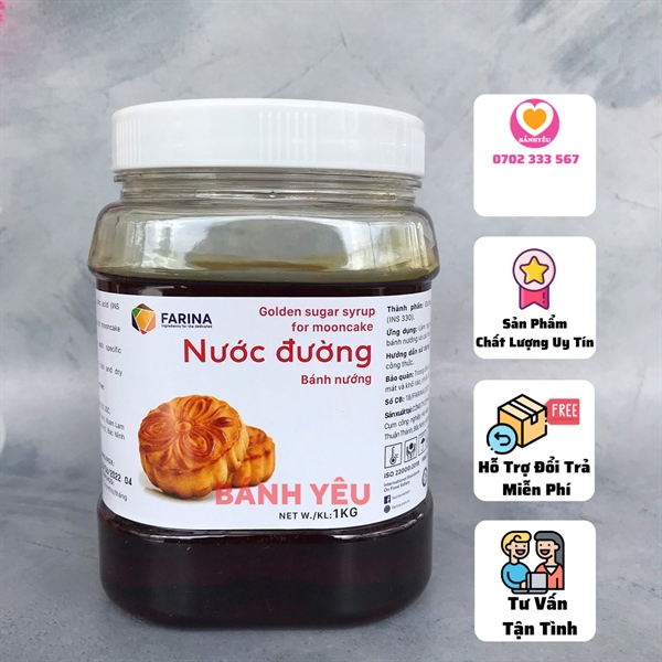 Nước Đường Bánh Nướng FARINA 1KG