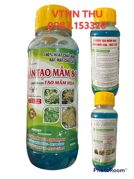 G8 LÂN TẠO MẦM 86 500ML (T/40) nước xanh