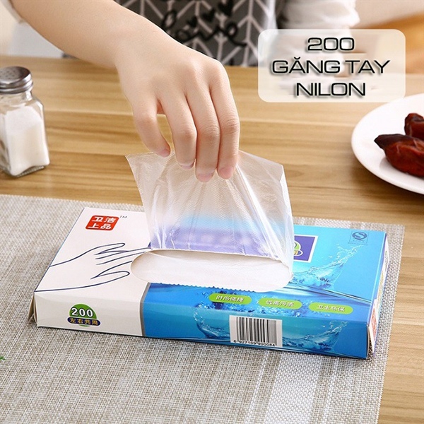 Hộp 200 Bao Tay Dùng 1 Lần