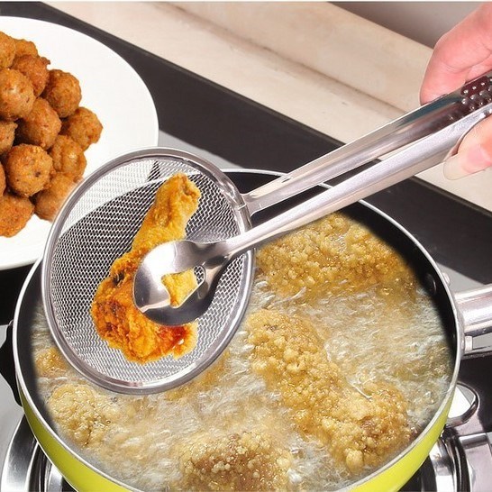 Dụng Cụ Gắp Chiên 2in1