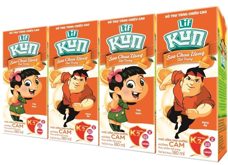 Thức uống dinh dưỡng SCU tiệt trùng LIF KUN hương cam 180ml 