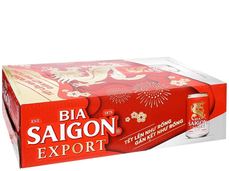 NN DVTH BIA SÀI GÒN ĐỎ EXPORT 330ML