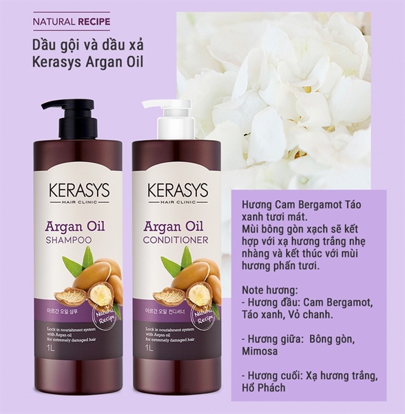 DG Kerasys Argan Oil Shampoo 1L* 8c