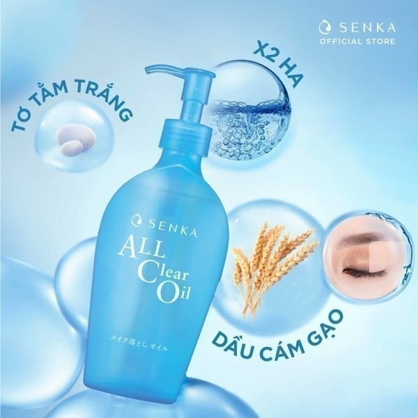 Dầu tẩy trang sạch sâu Senka 230ml (All Clear oil)
