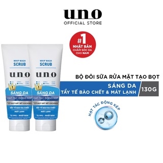 UNO SRM tạo bọt dạng hạt sáng da 130g