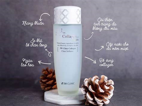Nước hoa hồng 3W Clinic Collagen clear Softener 150ml