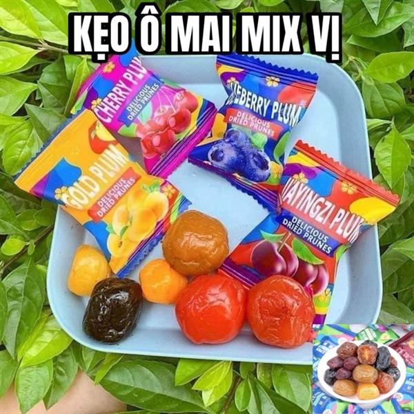 Kẹo ô mai hoa quả