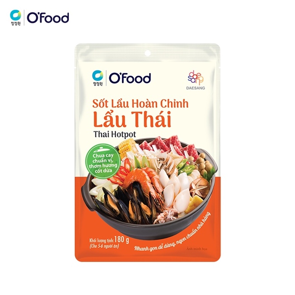 Sốt lẩu hoàn chỉnh lẩu thái 180g*40EA